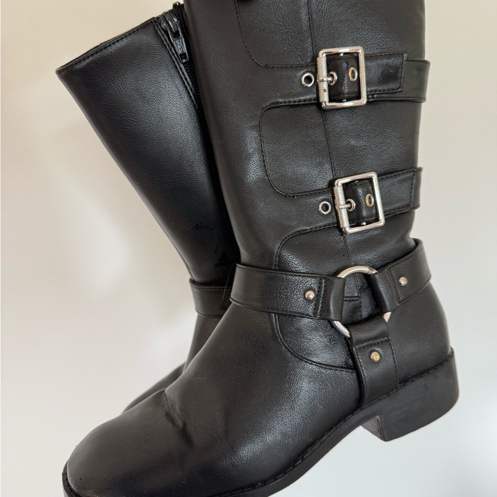 Art Class Black Leather Boots